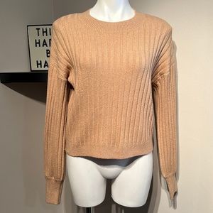 1/2 Price Sale(was at $35) Sanctuary XS Wide Ribbed Crewneck Sweater, Worn Once